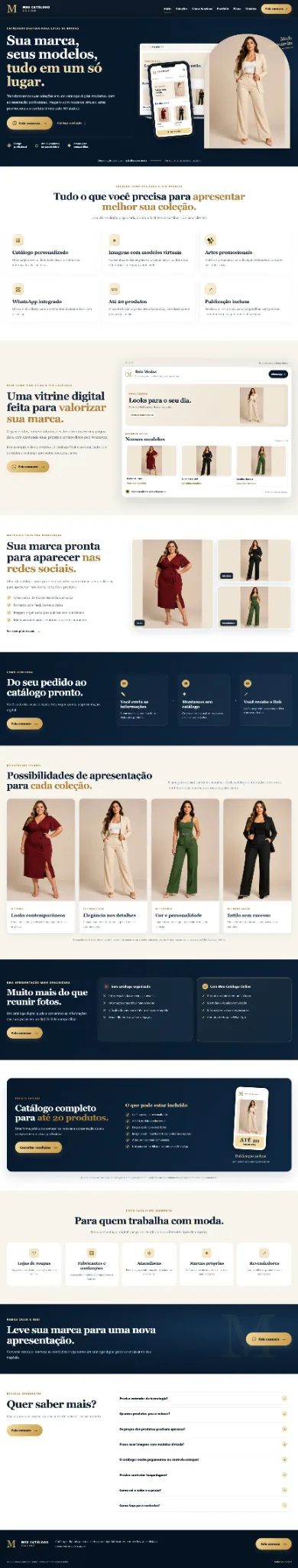 Site Meu Cat&aacute;logo Online